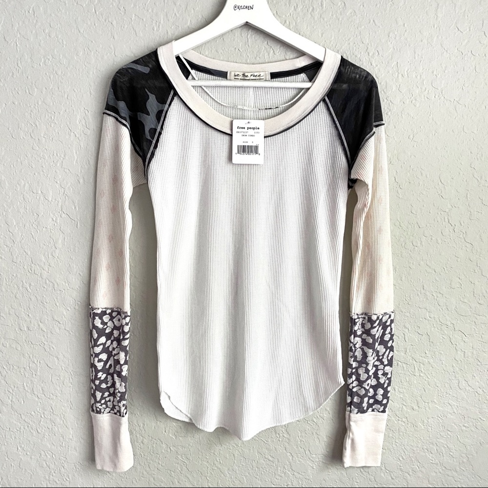 Free People Bright Side Thermal in Snow Combo